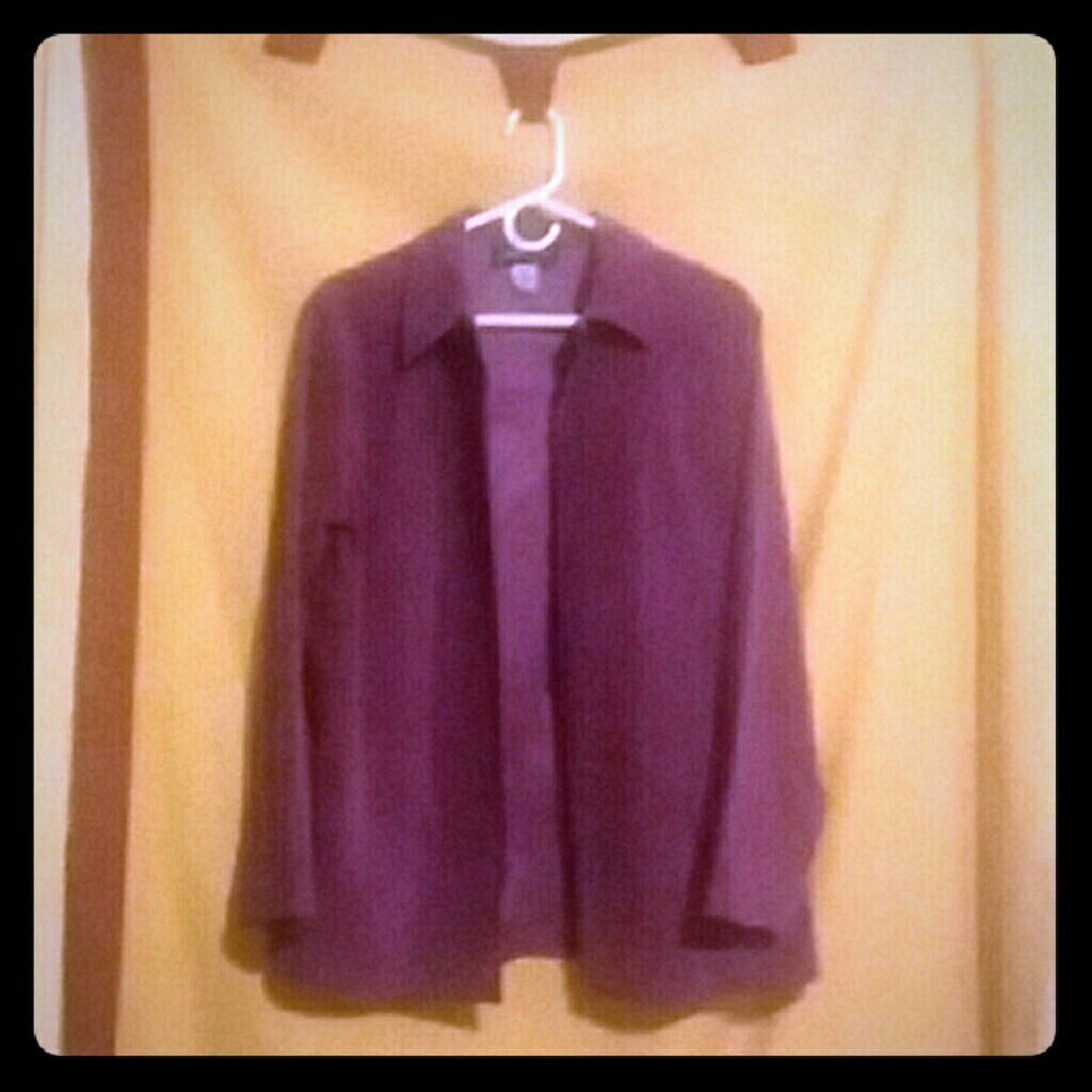 SUEDE BLAZER/JACKET